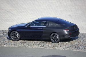 Шпионские снимки Mercedes-Benz C-Class Coupe 2016 года 