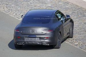 Шпионские снимки Mercedes-Benz C-Class Coupe 2016 года 