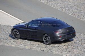 Шпионские снимки Mercedes-Benz C-Class Coupe 2016 года 