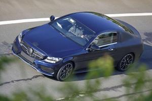 Шпионские снимки Mercedes-Benz C-Class Coupe 2016 года 
