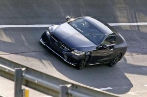 Шпионские снимки Mercedes-Benz C-Class Coupe 2016 года 