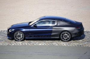 Шпионские снимки Mercedes-Benz C-Class Coupe 2016 года 