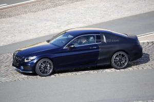 Шпионские снимки Mercedes-Benz C-Class Coupe 2016 года 