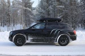 Шпионские снимки Bentley Bentayga 2016 года 