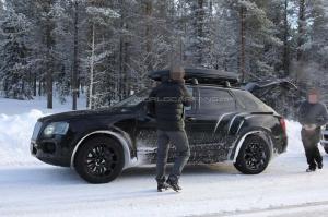 Шпионские снимки Bentley Bentayga 2016 года 