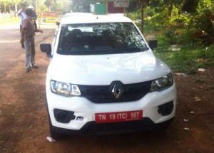 Товарный Renault Kwid угодил в объектив