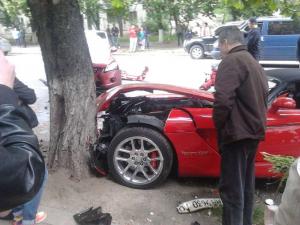Авария в Киеве – смерть уникального Dodge Viper Hennessey 