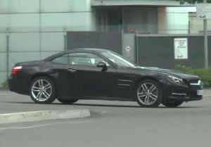 >Mercedes-Benz SL с полностью светодиодной оптикой был замечен на дорогах в Германии