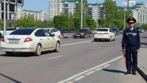 За неделю дорожными патрульными Астаны пресечено более 6 тысяч нарушений ПДД