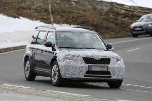 Шпионские снимки Skoda Snowman / Polar 2016 года 