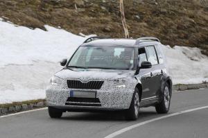 Шпионские снимки Skoda Snowman / Polar 2016 года 
