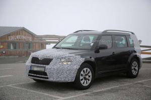Шпионские снимки Skoda Snowman / Polar 2016 года 