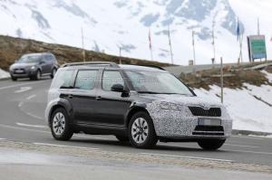 Шпионские снимки Skoda Snowman / Polar 2016 года 