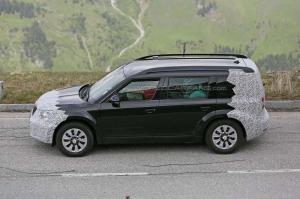 Шпионские снимки Skoda Snowman / Polar 2016 года 