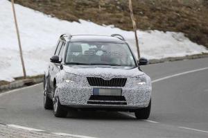 Шпионские снимки Skoda Snowman / Polar 2016 года 