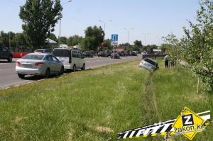 Пьяный водитель устроил аварию на Восточной объездной в Алматы 