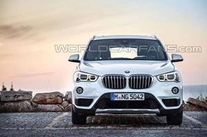 Первые снимки BMW X1 2016 года 