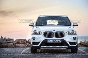 Первые снимки BMW X1 2016 года 