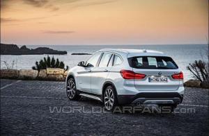 Первые снимки BMW X1 2016 года 