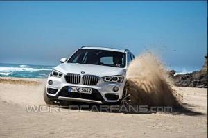 Первые снимки BMW X1 2016 года 