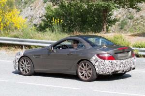 Шпионские снимки Mercedes-Benz SLC450 AMG Sport 2016 года 