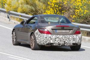 Шпионские снимки Mercedes-Benz SLC450 AMG Sport 2016 года 