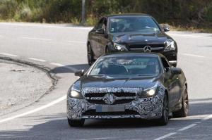 Шпионские снимки Mercedes-Benz SLC450 AMG Sport 2016 года 