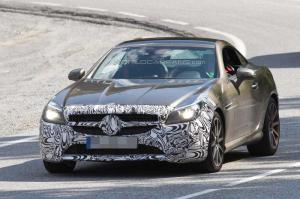 Шпионские снимки Mercedes-Benz SLC450 AMG Sport 2016 года 