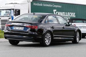Шпионские снимки Audi A4 2016 года 