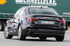Шпионские снимки Audi A4 2016 года 