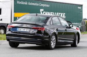 Шпионские снимки Audi A4 2016 года 