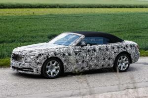 Шпионские снимки Rolls-Royce Dawn 2016 года 