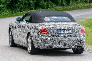 Шпионские снимки Rolls-Royce Dawn 2016 года 