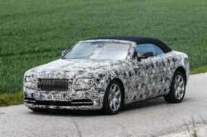 Шпионские снимки Rolls-Royce Dawn 2016 года 