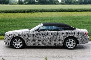 Шпионские снимки Rolls-Royce Dawn 2016 года 