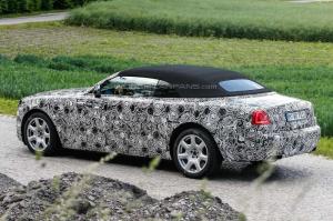 Шпионские снимки Rolls-Royce Dawn 2016 года 