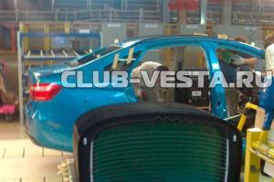 Шпионские снимки Lada Vesta 2016 года 