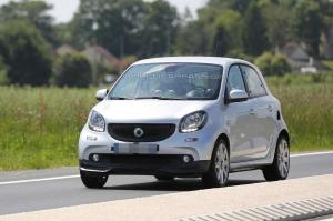 Шпионские снимки Smart ForFour by Brabus 2016 года 