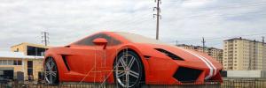 Памятник Lamborghini в Дагестане 
