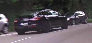 Новое поколение Porsche Panamera заметили на дорожных тестах