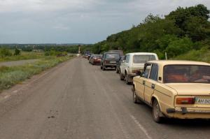 Трасса Славянск – Мариуполь опять частично перекрыта