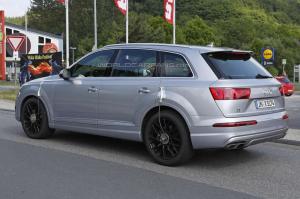 Шпионские снимки Audi SQ7 2016 года 