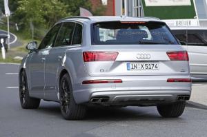 Шпионские снимки Audi SQ7 2016 года 