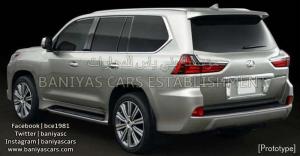 Предварительные изображения обновленного Lexus LX 