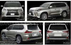 Предварительные изображения обновленного Lexus LX 