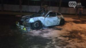 Смертельное ДТП в Днепропетровске: Porsche 911 GT3 сгорел дотла 