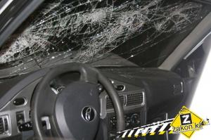 В Алматы водитель Daewoo протаранил Toyota водитель которой неожиданно решил развернуться 