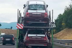 Шпионские снимки Fiat 500 2016 года 