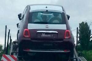 Шпионские снимки Fiat 500 2016 года 