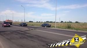 В Алматы водитель Volkswagen на встречке совершил сильное лобовое столкновение 